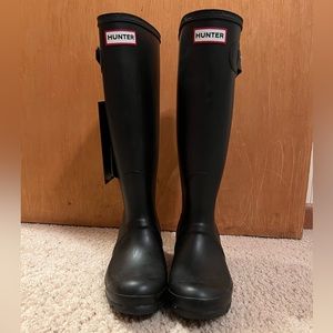 NWT Women’s Tall Hunter Boots Matte Black